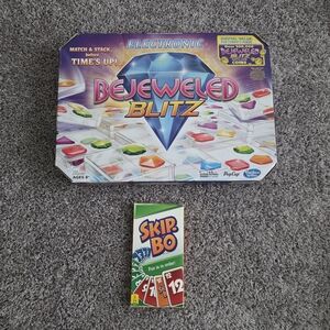 Electronic Bejeweled Blitz Game + Skip-Bo